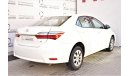 تويوتا كورولا 1.6L SE 2017 GCC DEALER WARRANTY