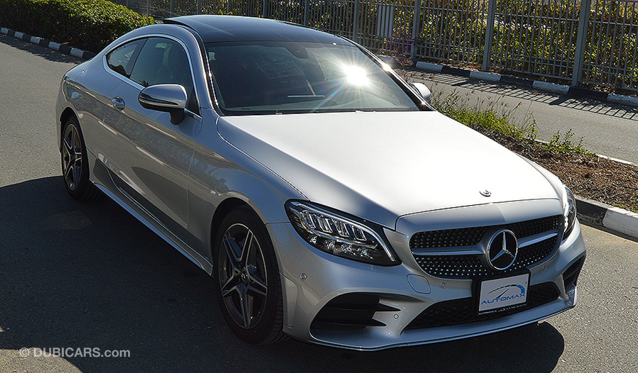 Mercedes-Benz C 300 Coupe 2019, 2.0L I-4 Turbo, GCC, 0km with 3 Years or 100,000km Warranty