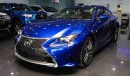 Lexus RC 200 t Fsport (Right Hand Drive)