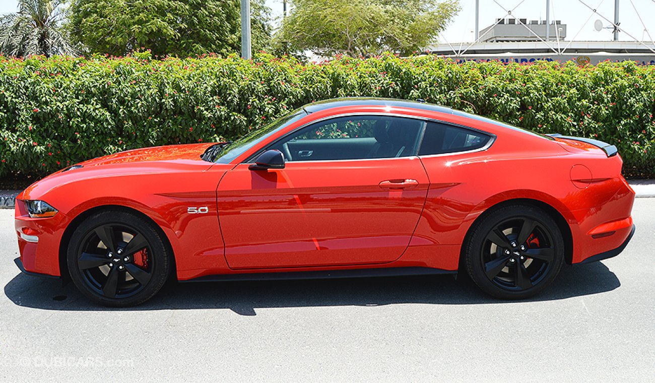 فورد موستانج 2019 GT Premium 5.0 V8 GCC, DIGITAL CLUSTER, 0km w/ 3Yrs or 100K km WTY + 60K km Service at Al Tayer