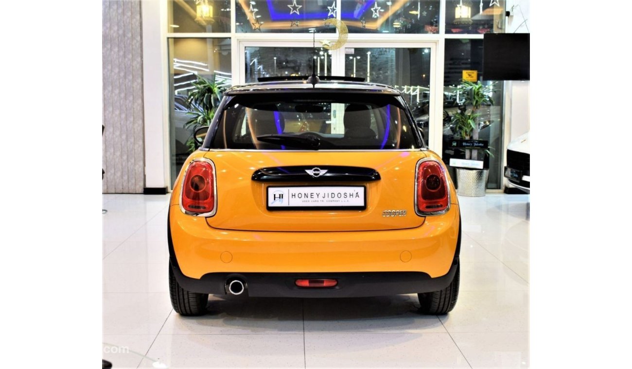 Mini Cooper AMAZING Mini Cooper 2016 Model! Orange Color GCC Specs