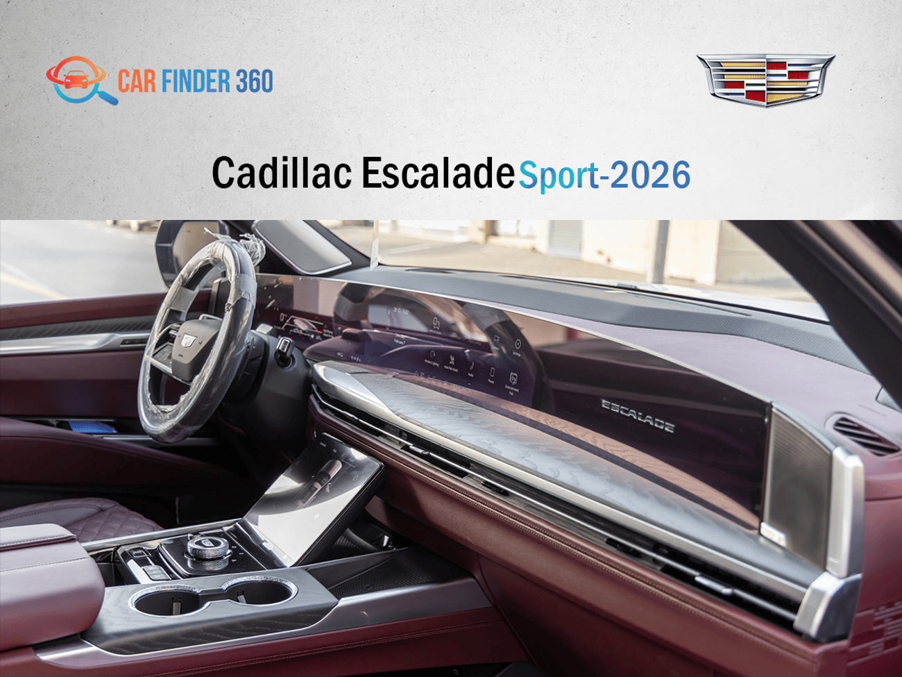 كاديلاك إسكالاد Cadillac Escalade Sport - 2026 - GCC (export only)