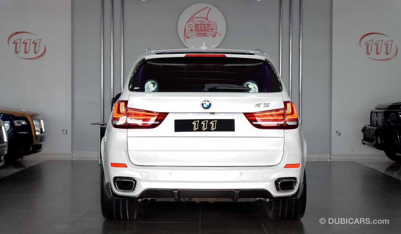 بي أم دبليو X5 XDrive 50i Body Kit M / GCC Specifications / 5 Years warranty and service contract