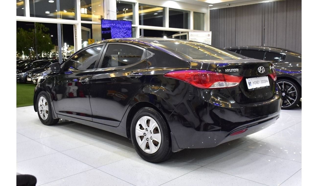 Hyundai Elantra EXCELLENT DEAL for our Hyundai Elantra ( 2014 Model ) in Black Color GCC Specs