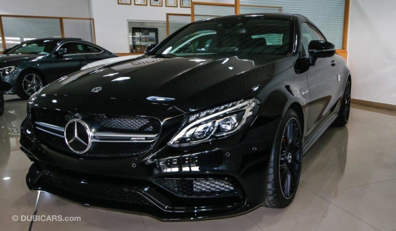 Mercedes-Benz C 63 Coupe S AMG, V8 Biturbo, GCC Specs with 2 Years Unlimited Mileage Warranty