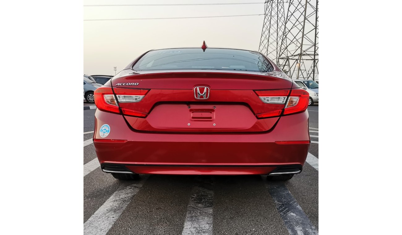 Honda Accord 1.5L V4 PETROL / FULL OPTION 2018 RED ( LOT # 772)