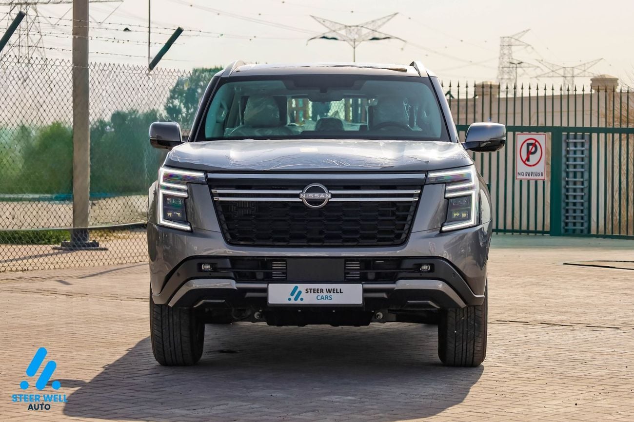 نيسان باترول LE T2 3.5L V6 AWD 9AT 2026 | 8-Seater | Power Tailgate | 18” Alloy Wheels | Full Safety