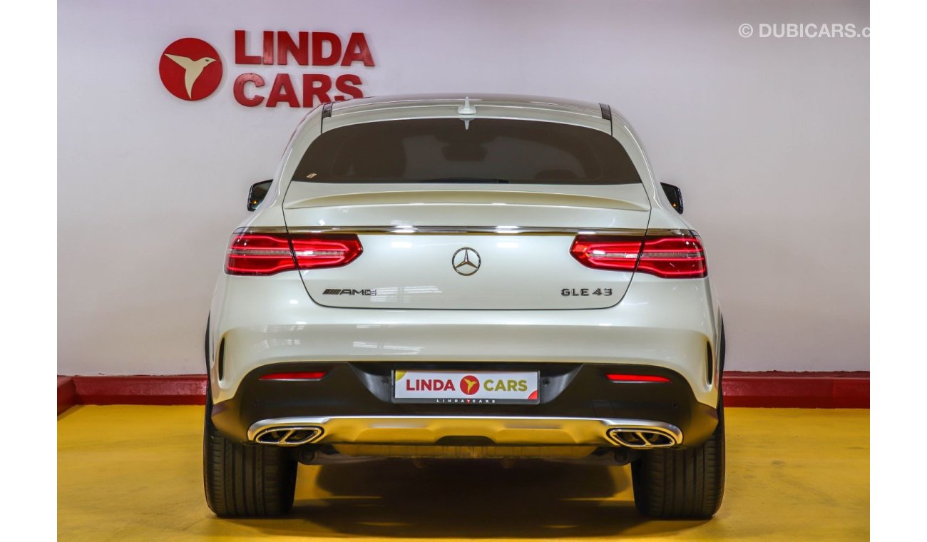 مرسيدس بنز GLE 43 AMG Mercedes-Benz GLE 43 AMG 2018 GCC under Agency Warranty with Flexible Down-Payment.