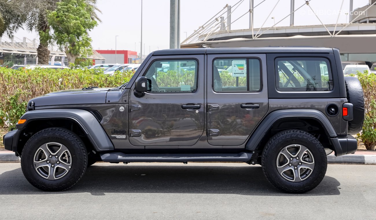 Jeep Wrangler Unlimited Sport Plus V6 3.6L , GCC , 2021 , 0Km , W/3 Yrs or 60K Km WNTY @Official Dealer