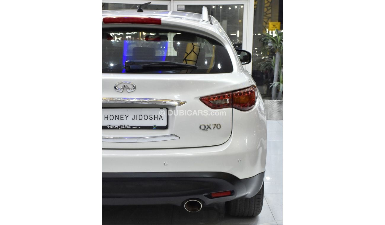 Infiniti QX70 EXCELLENT DEAL for our Infiniti QX70 ( 2015 Model ) in White Color GCC Specs