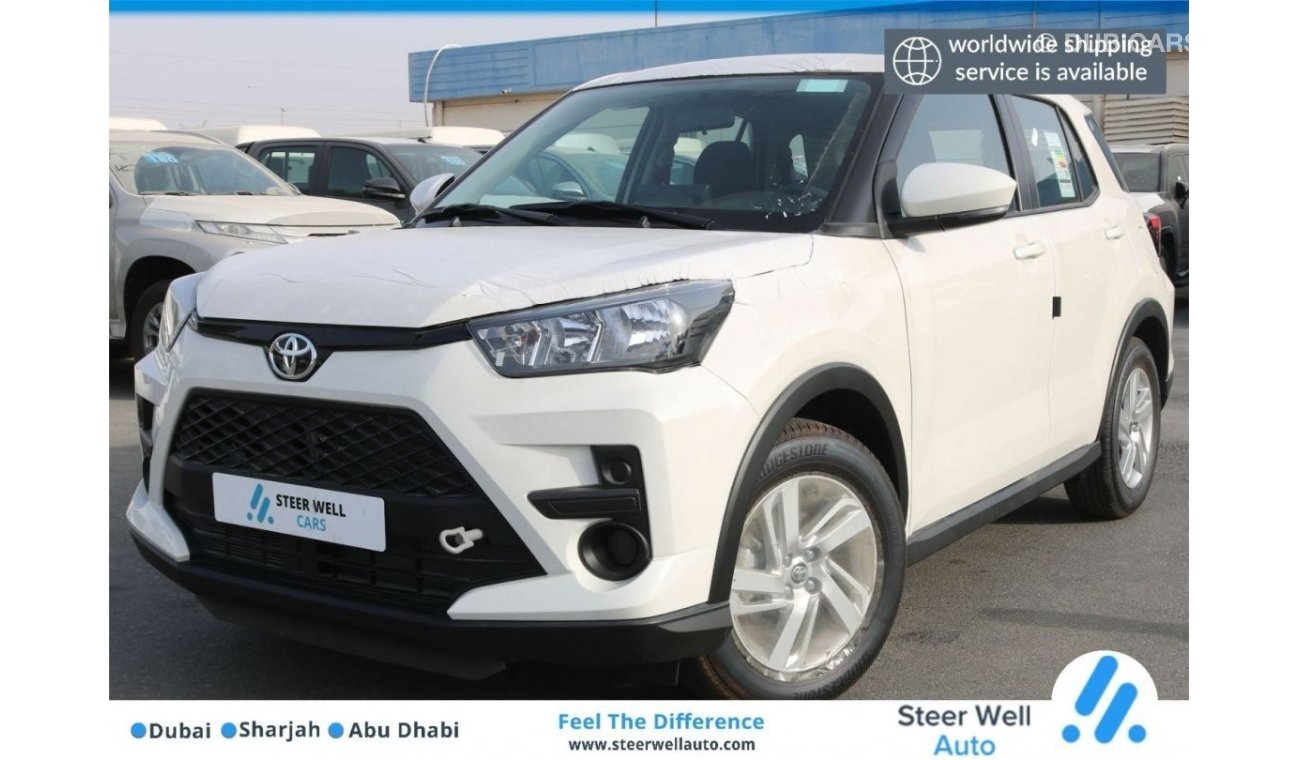 Toyota Raize 2023 | 1.2L CUV FWD 5 DOORS WITH INFOTAINMENT SYSTEM POWER WINDOWS AND POWER MIRROR - GCC SPECS - EX