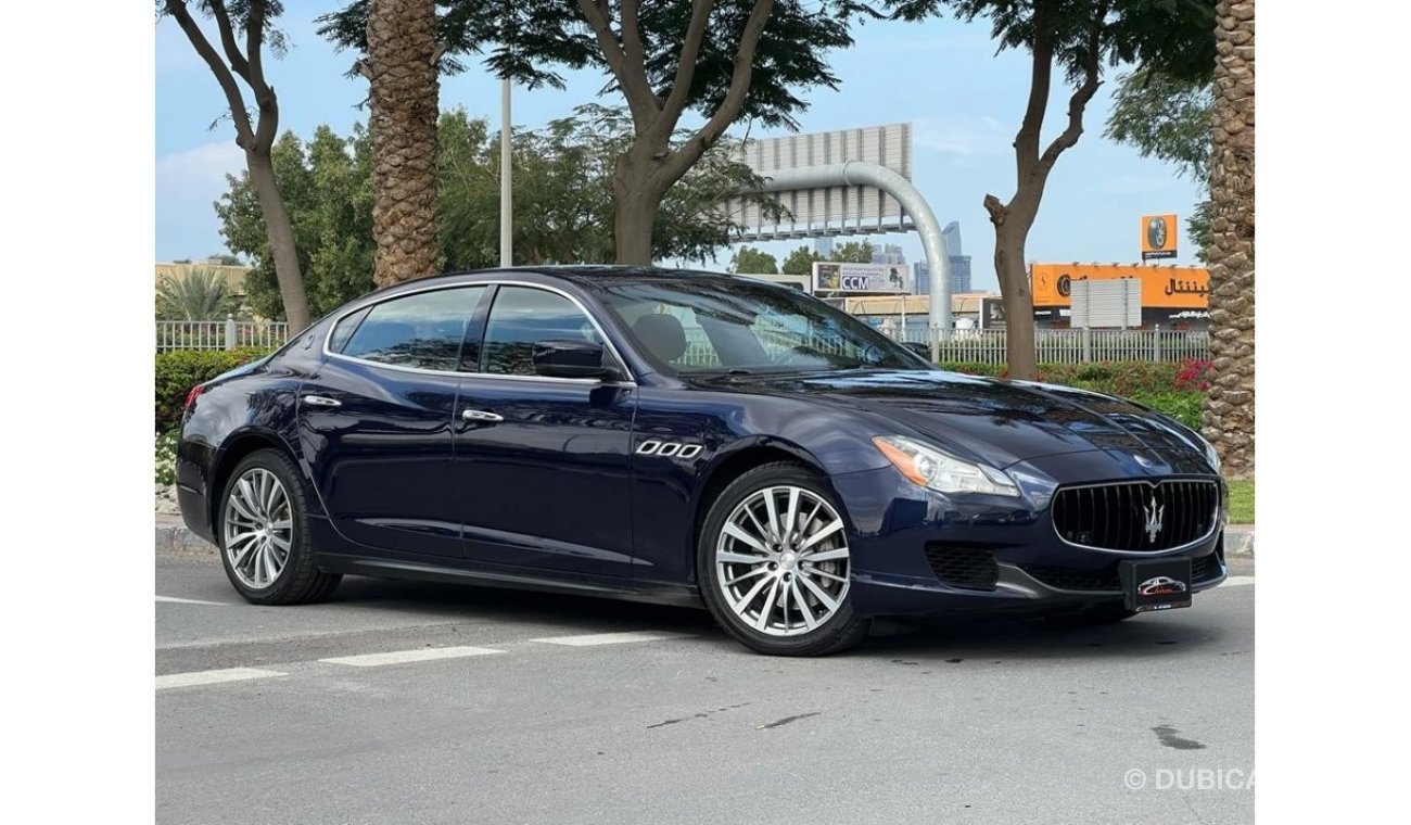 Maserati Quattroporte Std MASERATI QUATTROPORTE 2016 GCC FULL OPTION SERVICE HISTROY