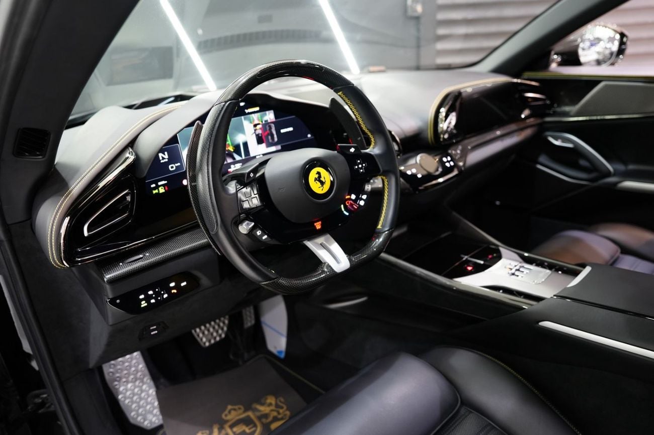 Ferrari Purosangue STD 2025 Ferrari Purosangue, Carbon Ext/Int Pack, Giallo Triplo Strato Livery, Al Tayer Warr + Serv!!