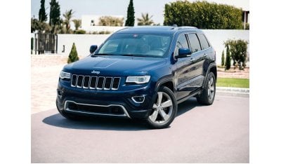 Jeep Grand Cherokee Overland AED 1870 PM | JEEP GRAND CHEROKEE 2014 | 0% DP | GCC | LOW MILEAGE