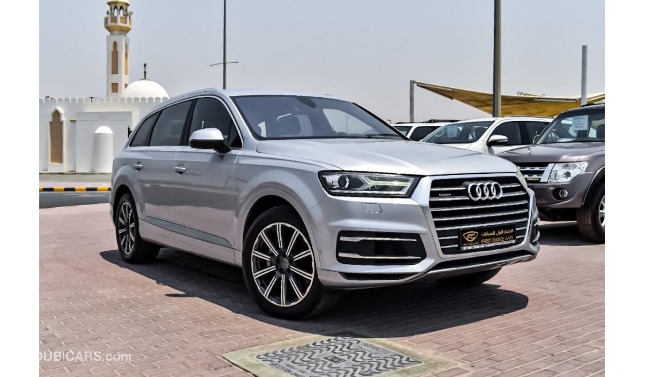 أودي Q7 2447 P.M | AUDI Q7 45 TFSI QUATTRO | 0% DOWNPAYMENT | IMMACULATE CONDITION