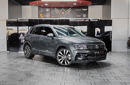 Volkswagen Tiguan R-Line 2.0L AED 1,400 P.M | 2019 VOLKSWAGEN TIGUAN R-LINE SPORT | UNDER WARRANTY | GCC | PANORAMIC V
