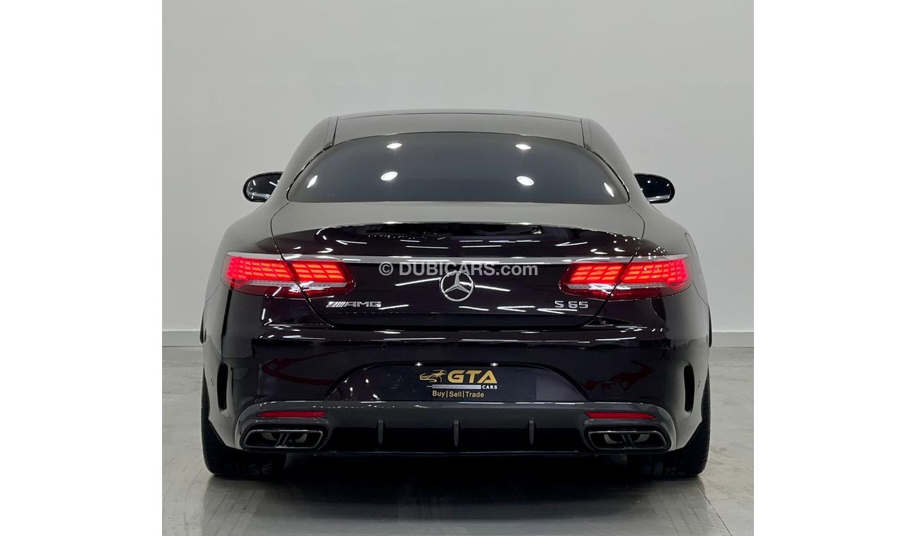 Mercedes-Benz S 65 AMG Coupe 2017 Mercedes S 65 AMG Coupe V12 Biturbo, Full Mercedes Service History, GCC