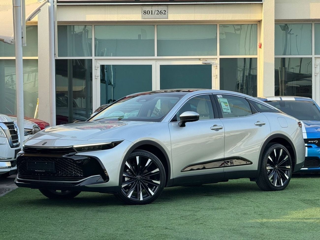 تويوتا كراون تويوتا كراون هايبرد خليجي 2023 تشييكات الوكالة (تحت الضمان وكالة الفطيم ) صبغ وكالة بحالة الوكالة  ف