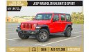 Jeep Wrangler Unlimited Sport AED 1,997/month 2019 | JEEP WRANGLER UNLIMITED | SPORT GCC | FULL JEEP SERVICE HISTO