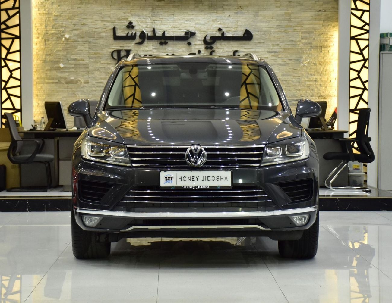 Volkswagen Touareg EXCELLENT DEAL for our Volkswagen Touareg ( 2016 Model ) in Grey Color GCC Specs