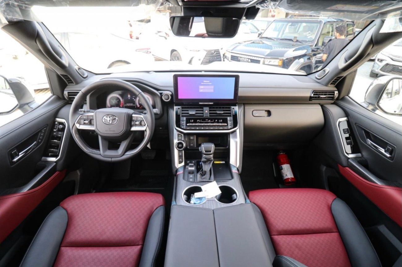 تويوتا لاند كروزر TOYOTA LAND CRUISER VXR 3.5 TWIN TURBO  WHITE/BLACK-RED 2026