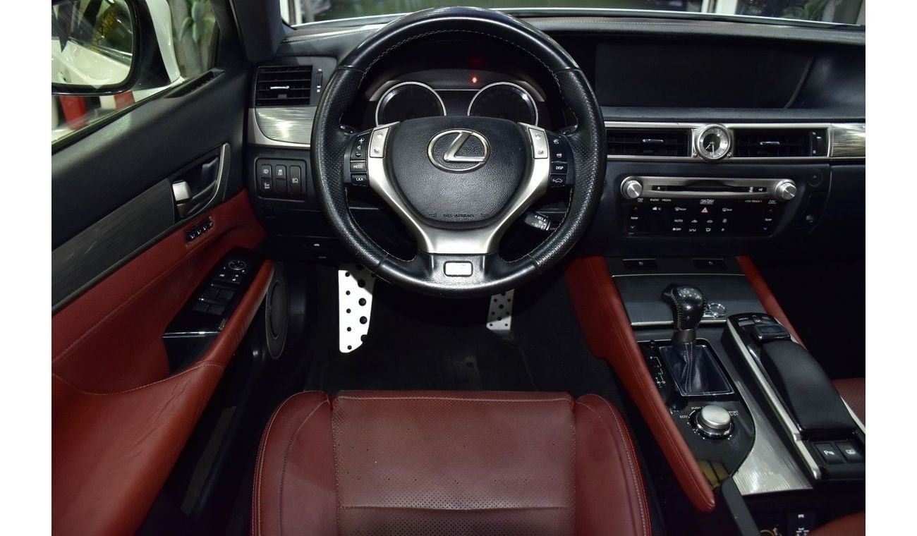 Lexus GS350 EXCELLENT DEAL for our Lexus GS350 F-Sport ( 2015 Model ) in White Color GCC Specs