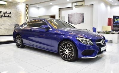 Mercedes-Benz C 300 Coupe EXCELLENT DEAL for our Mercedes Benz C300 Coupe ( 2016 Model ) in Blue Color GCC Specs
