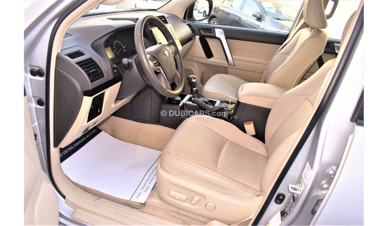 تويوتا لاند كروزر PRADO 4.0L VXR V6 4WD 2018 GCC SPECS DEALER WARRANTY