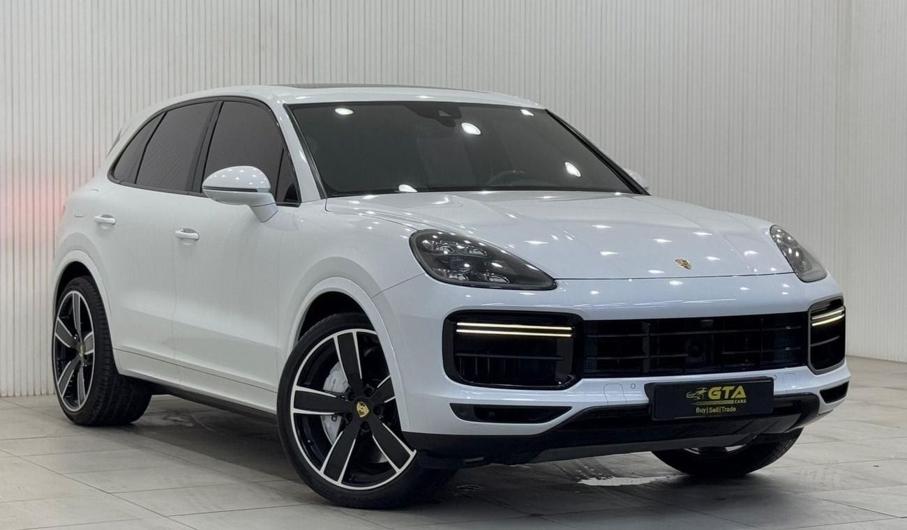 بورش كايان Turbo 4.0L (550 HP) 2019 Porsche Cayenne Turbo, August 2025 Porsche Warranty, Full Porsche Service H