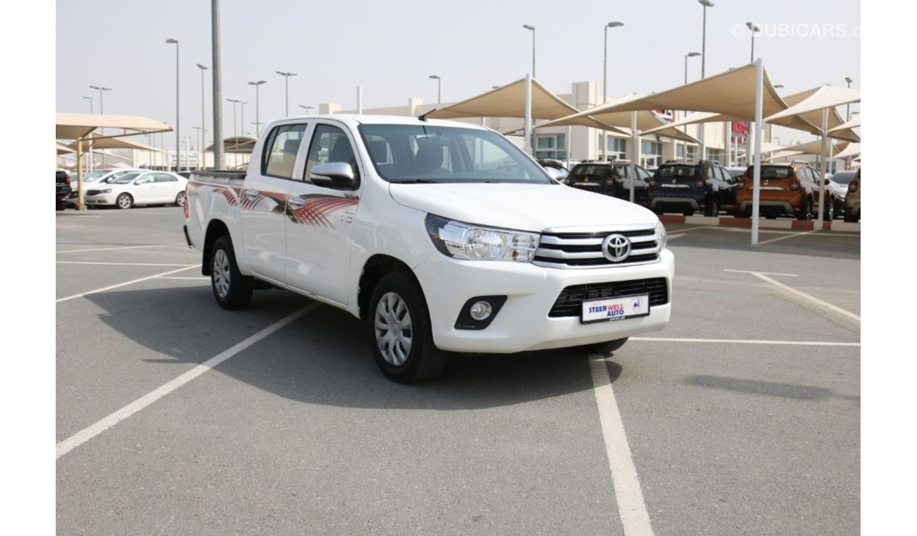 Toyota Hilux 4X2 DUAL CABIN GLS FULLY AUTOMATIC PICKUP 2016 WITH GCC SPECS