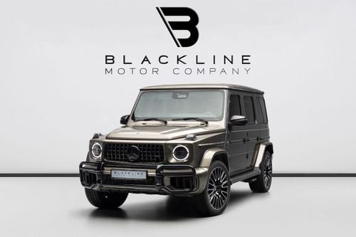Mercedes Benz G63 AMG STD BUY NOW, PAY 2027 | THE BLACKLINE STANDARD | 2029 Mercedes Warranty + Service Contract, GCC