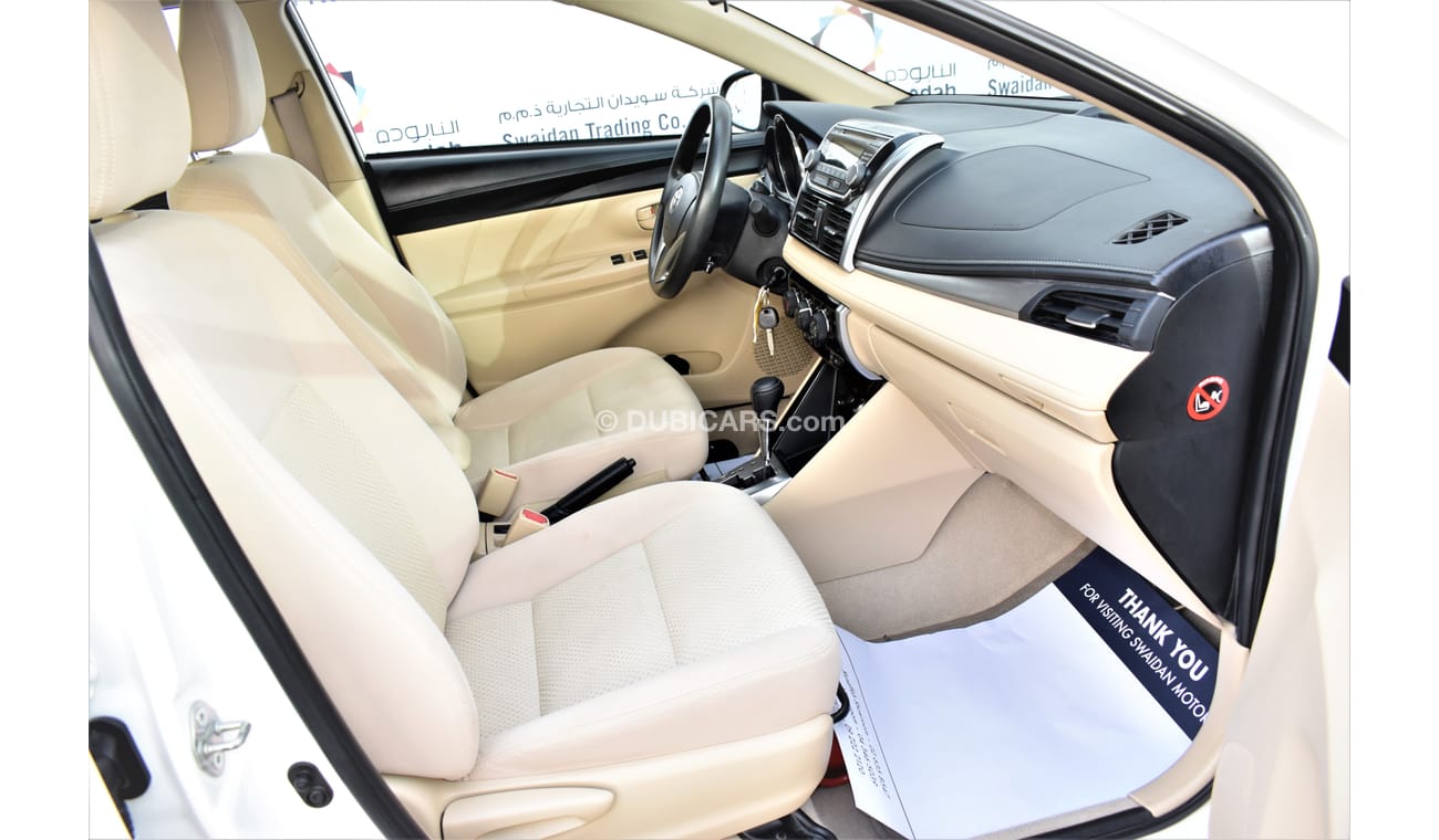 Toyota Yaris 1.5L SE SEDAN 2017 GCC SPECS DEALER WARRANTY