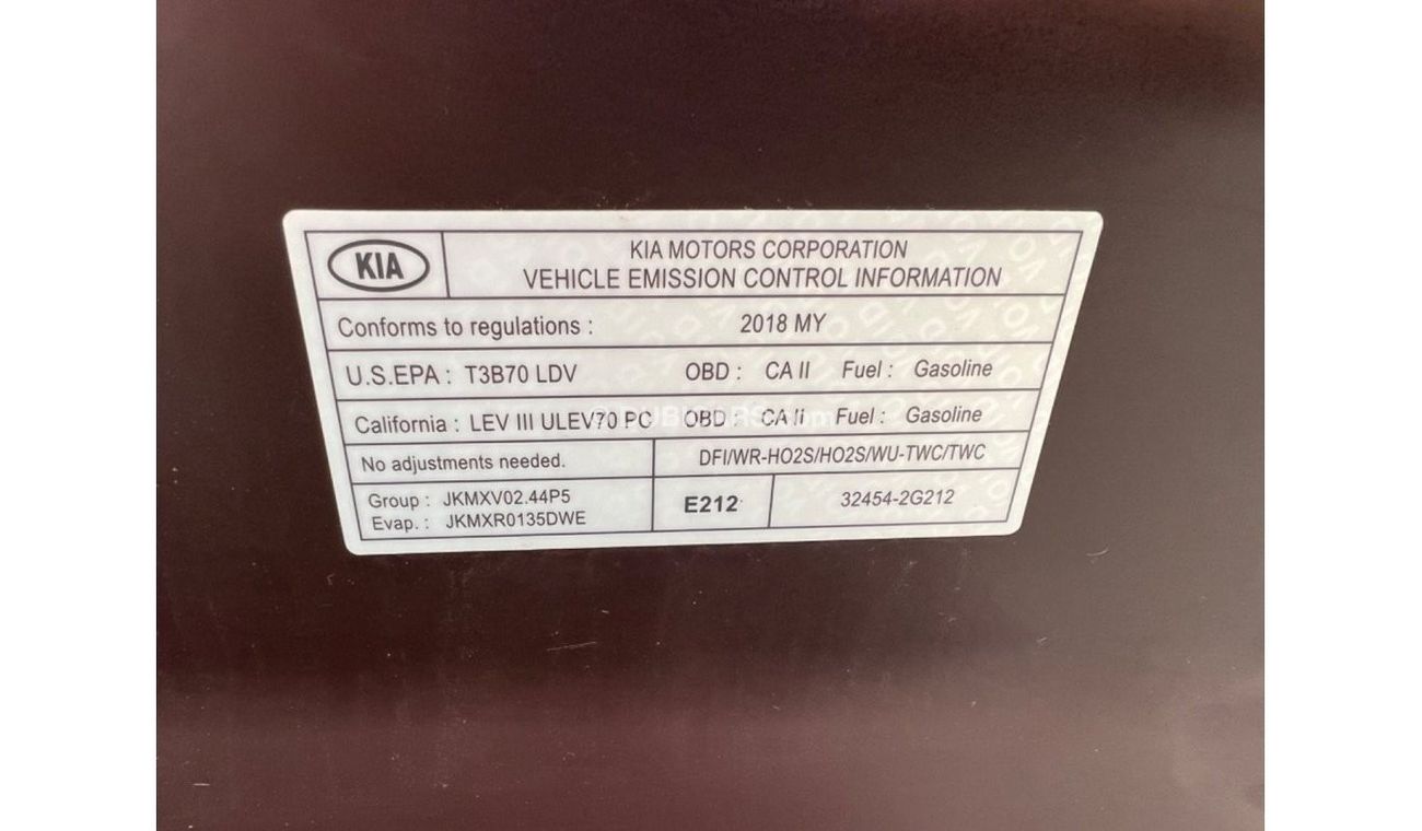 كيا سورينتو 2018 KEY START 4x4 2.4L USA IMPORTED - - - FOR UAE PASS AND FOR EXPORT AVAILABLE !!  FOR UAE 5%VAT &