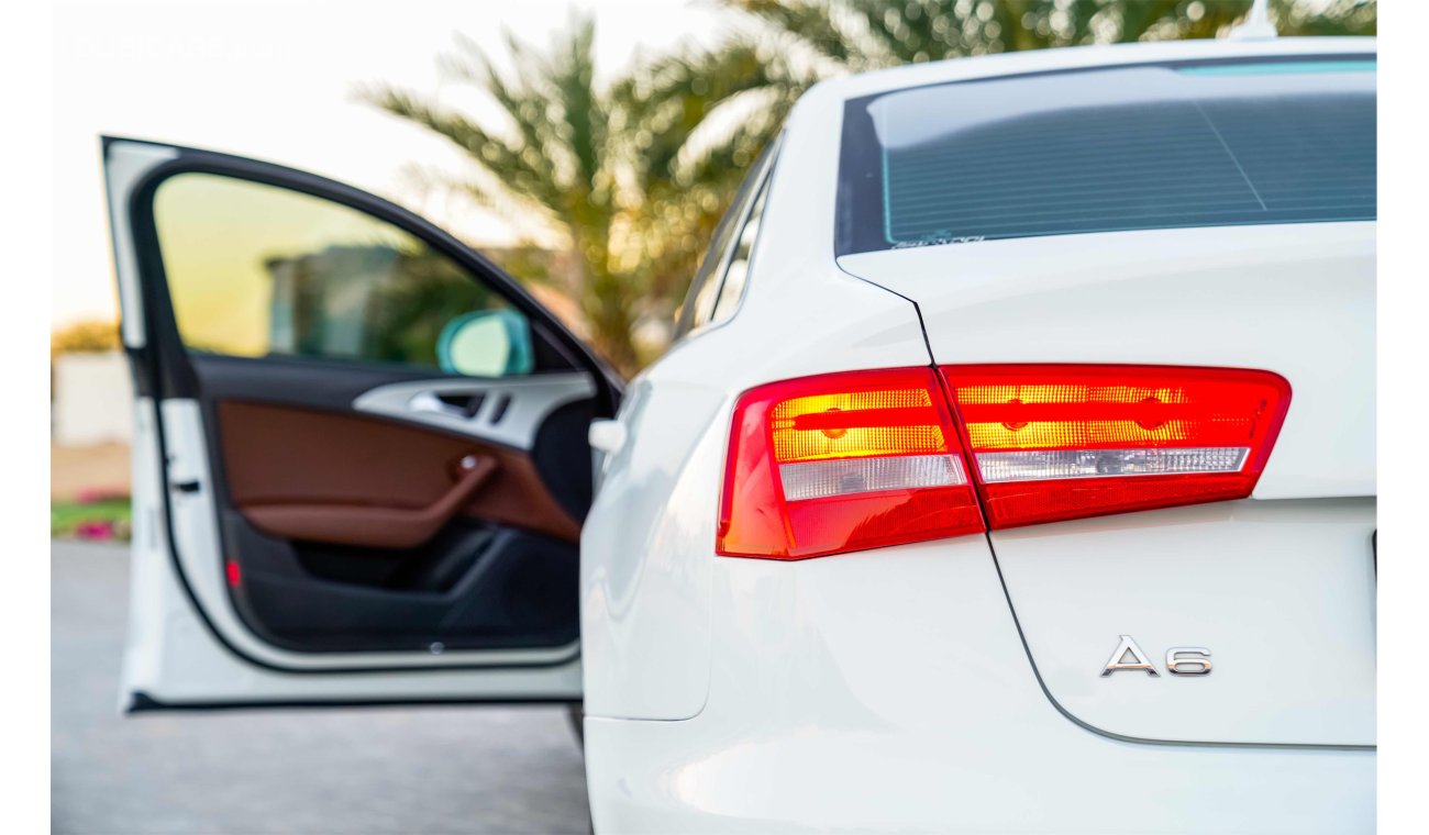 أودي A6 S-Tronic - Full Audi Service History - AED 1,155 PM! - 0% DP