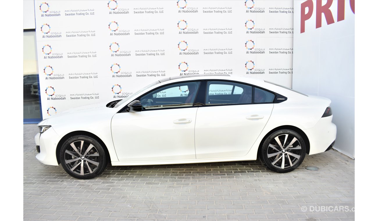 Peugeot 508 1.6L R GT LINE 2020 GCC AGENCY WARRANTY UP TO 2025 OR 200K KM & SERVICE CONT -UP TO 100K