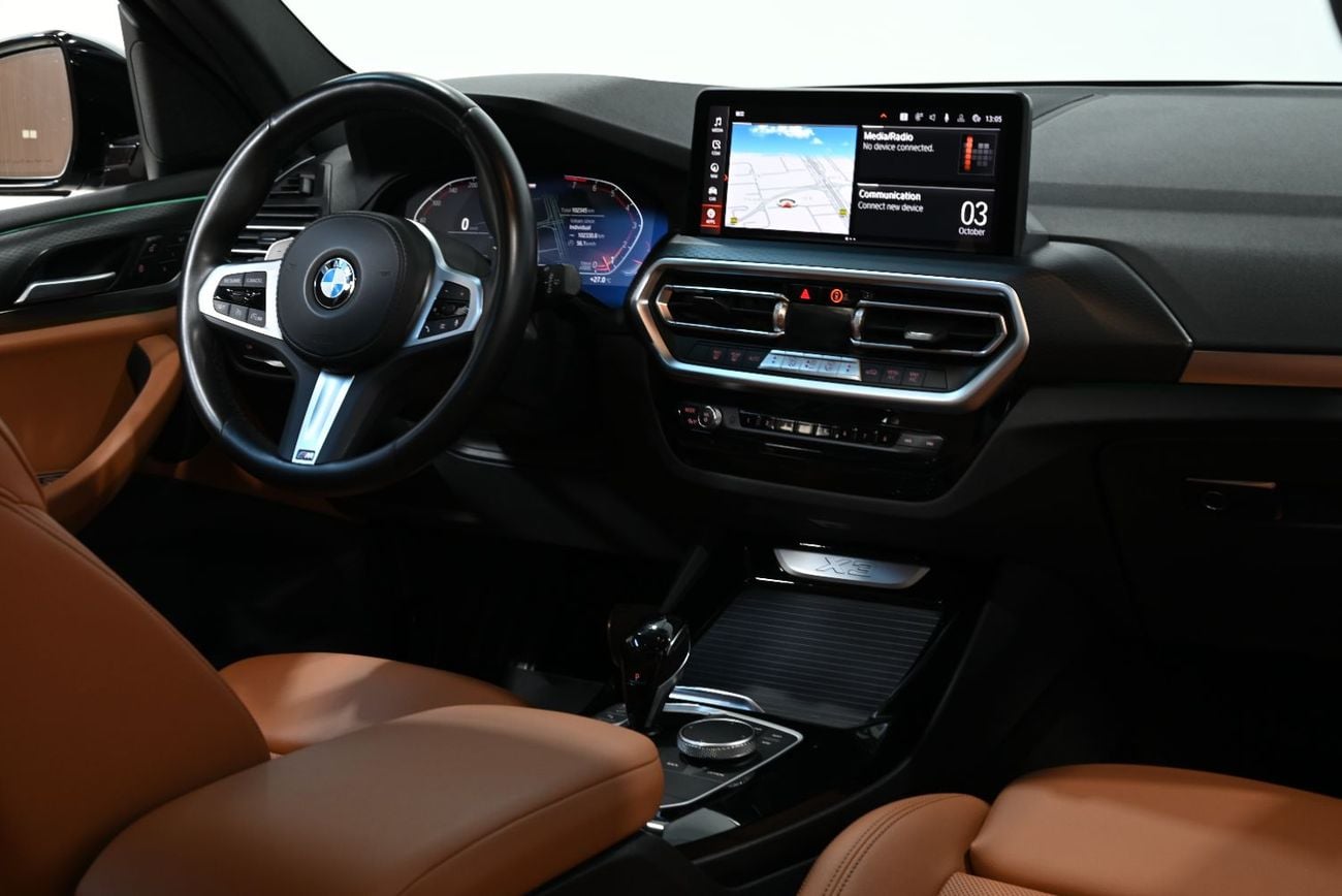 بي أم دبليو X3 XDRIVE 30i M SPORT بي إم دبليو X3 xDrive30i M Sport موديل 2022، ضمان بي إم دبليو وخدمة حتى مايو 2027، سجل صيانة بي إم د