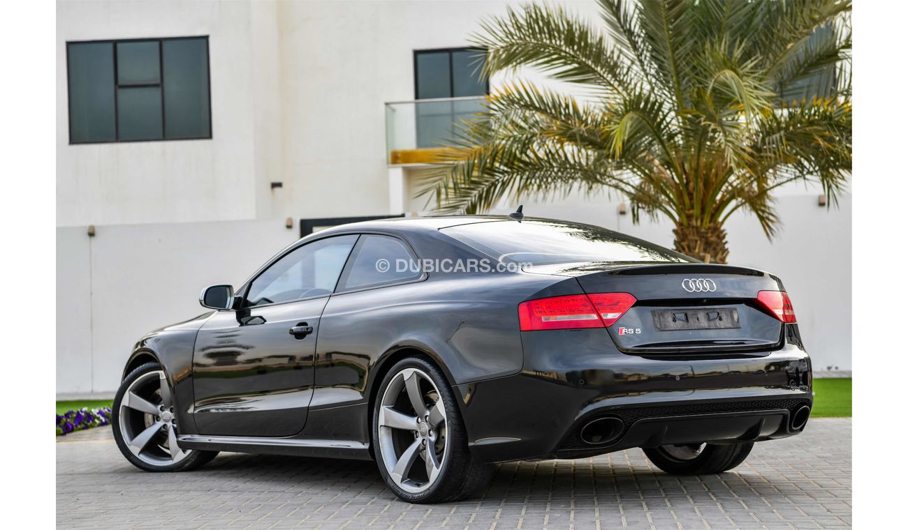Audi RS5 4.2L V8 - 2011 - Under Warranty - AED 2,113 per month - 0% Downpayment