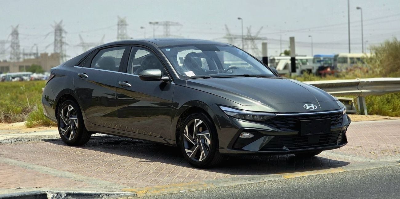 هيونداي إلانترا HYUNDAI ELANTRA 1.6L - CVT - GLX - ELITE - GRAY INSIDE BLACK 