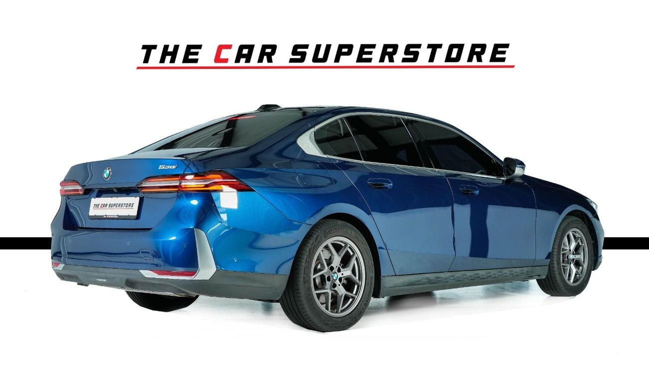 BMW 530i PURE GCC-BMW Warranty service until 2020-FSH With BMW-High Specifications-Metallic Blue