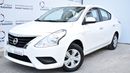 Nissan Sunny 1.5L SV 2018 GCC DEALER WARRANTY FREE INSURANCE