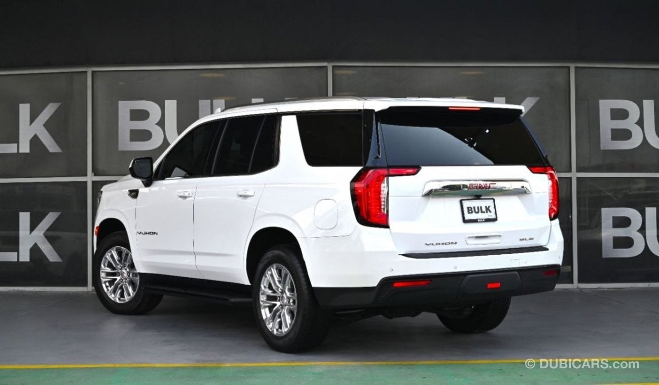 جي أم سي يوكون ‎GMC Yukon SLE AWD - Original Paint - Under Warranty - Rear Dvd - 7 Seater - AED 3,223 M/P