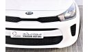 Kia Rio AED 919 PM | 1.4L EX GCC WARRANTY
