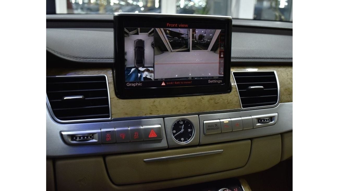 Audi A8 EXCELLENT DEAL for our Audi A8 L 4.0T Quattro ( 2013 Model ) in White Color GCC Specs