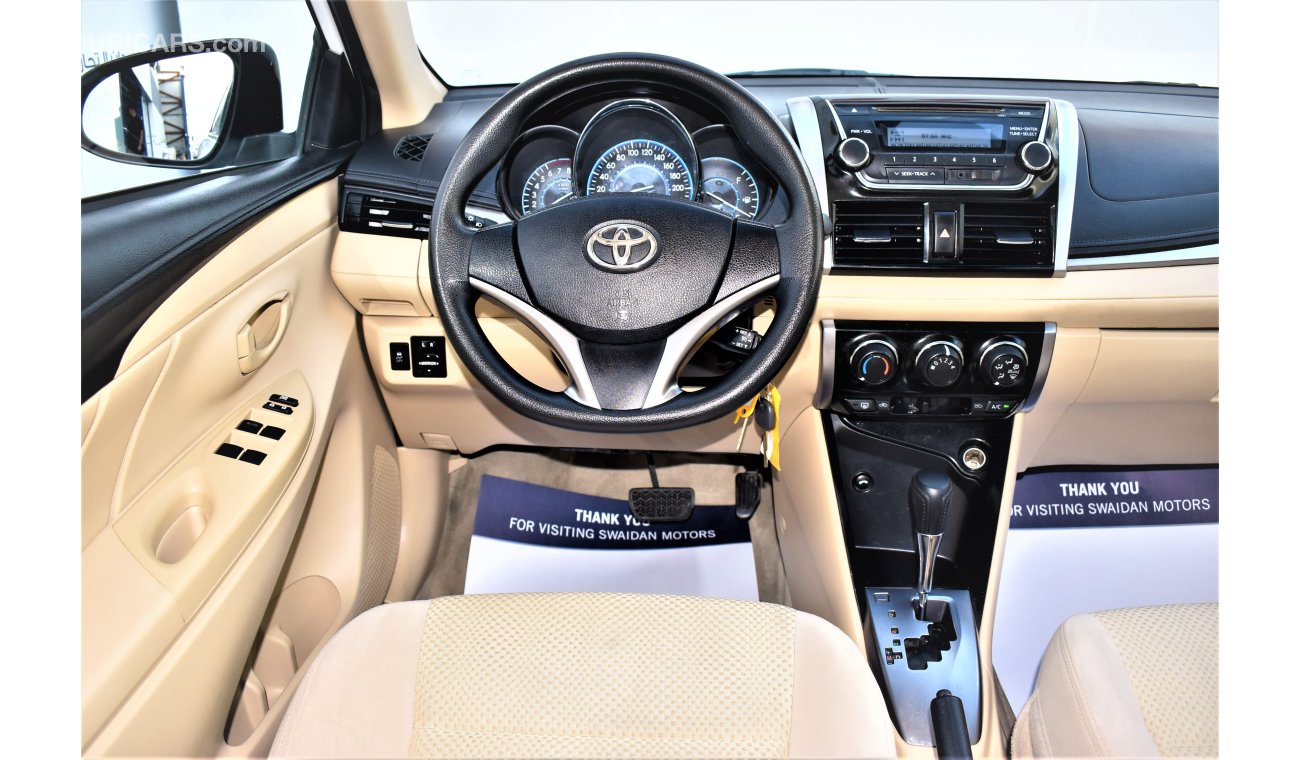 Toyota Yaris AED 800 PM | 1.5L SE GCC DEALER WARRANTY