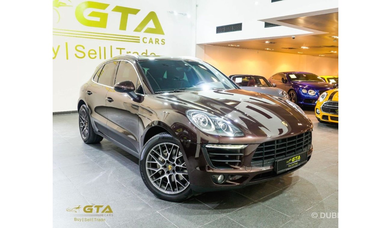 بورش ماكان أس 2015 Porsche Macan S, Porsche Warranty Full Service History, GCC, Low Kms