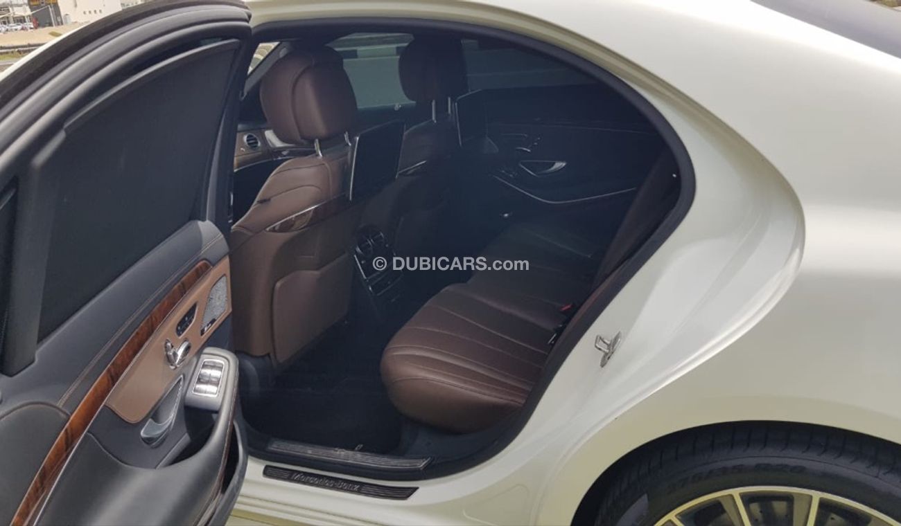 مرسيدس بنز S 500 موديل 2015 خليجي 5كبسات فل مواصفات بانوراما كراسي جلد تحكم كهربي كامل ونيت فيجن وردار ونظام صوت ممتا