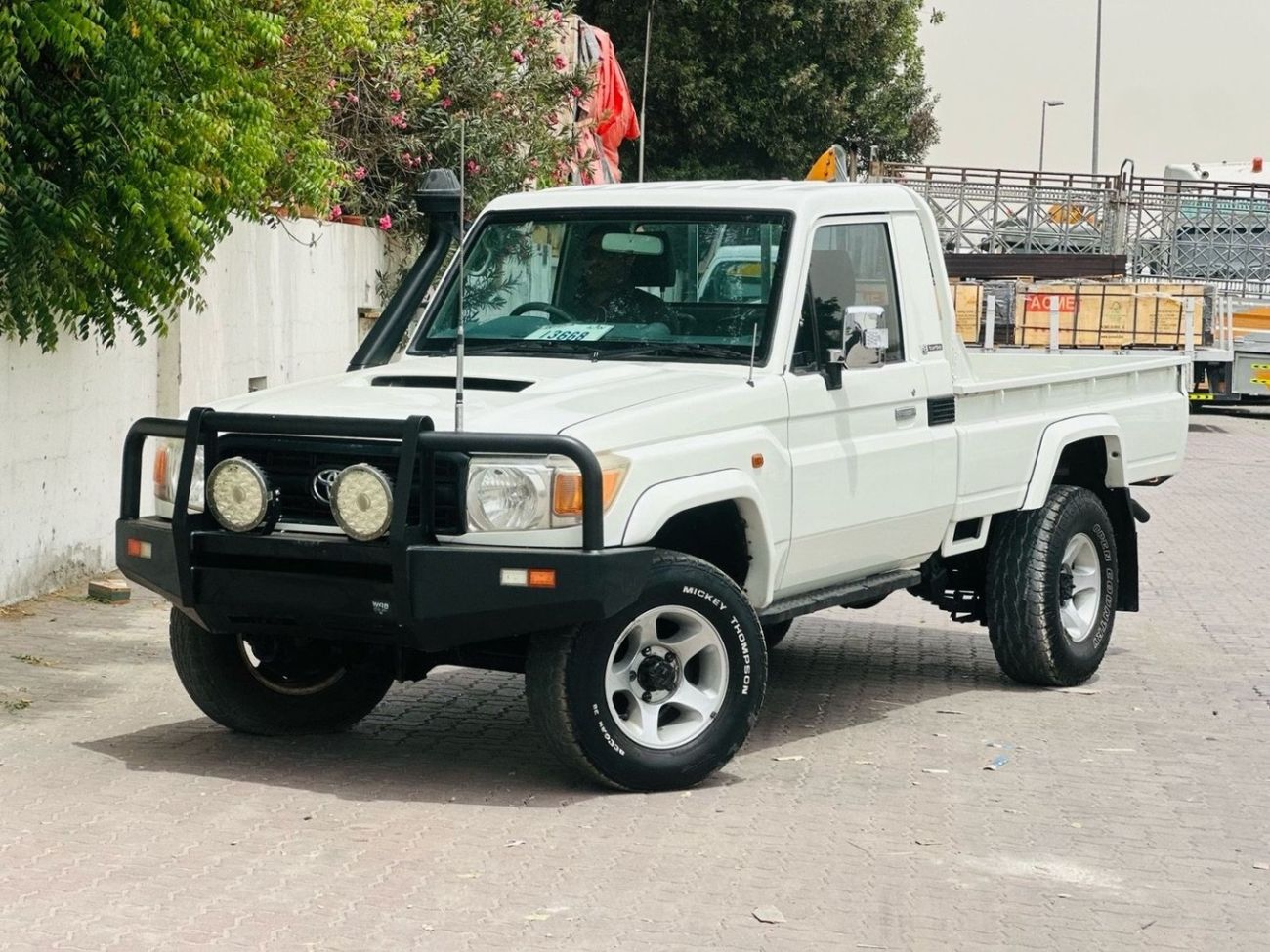 Toyota Land Cruiser Pick Up Std 4.0L Single Cab Utility 4WD Toyota Land Cruiser Pickup Single Cabin model 2013 Diesel white colo