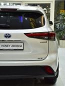 Toyota Highlander GLE HEV EXCELLENT DEAL for our Toyota Highlander Hybrid ( 2023 Model ) in White Color GCC Specs