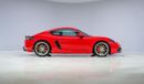 Porsche 718 Cayman GTS 4.0L A/T | AED 5,865 PM | Warranty March-2026 | GCC