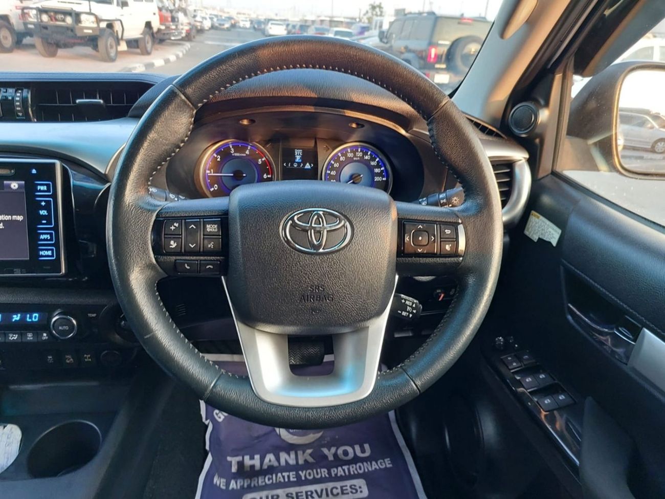 Toyota Hilux TOYOTA HILUX SR5 PICKUP RHD 2016 MODEL 2.8 L DIESEL AUTOMATIC(PM84762)